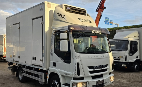 IVECO EUROCARGO 100E22 FRIGO MT4.50 FRCX 4-2029+SPONDA 15QLI EURO5
