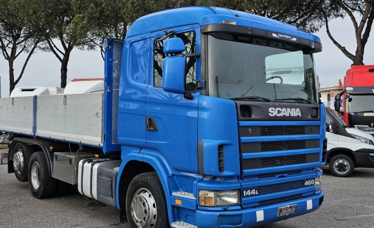 SCANIA 144L 460CV RIBALTABILE BILATERALE MT6.25