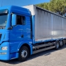 MAN TGX 26.400 CENTINATO ALZA E BASSA MT 9.60 RETARDER+3 ASSE INTELLIGENTE EURO6