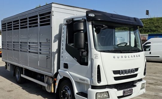 IVECO EUROCARGO 100E22 TRASPORTO ANIMALI VIVI-BESTIAME MT5.10 CON SPONDA CARICATRICE EURO5